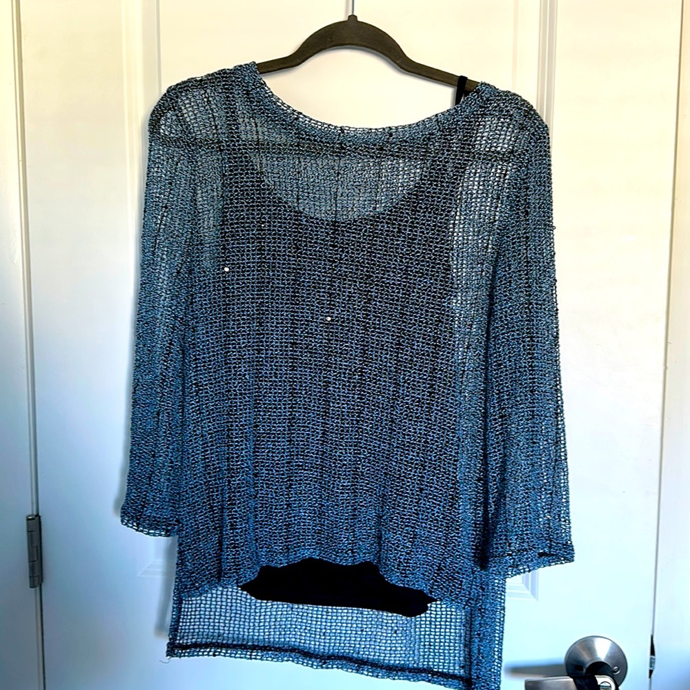 INC blue top, size M